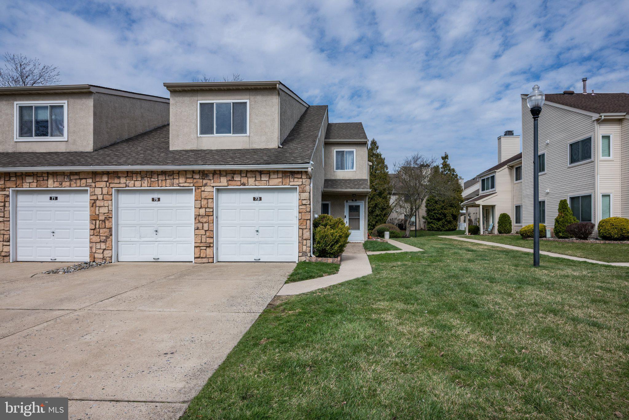 a house view with a outdoor space