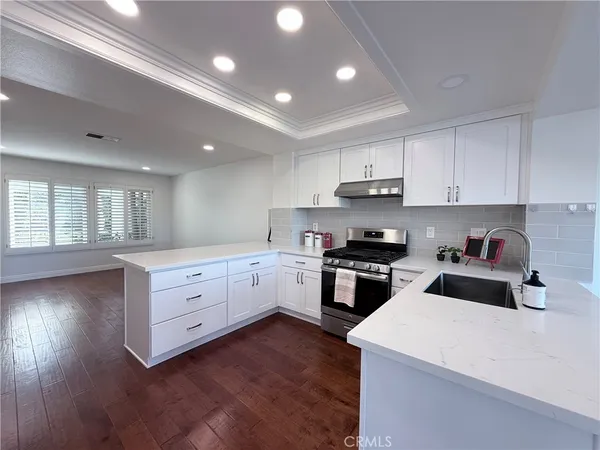 a view of a house with a patio