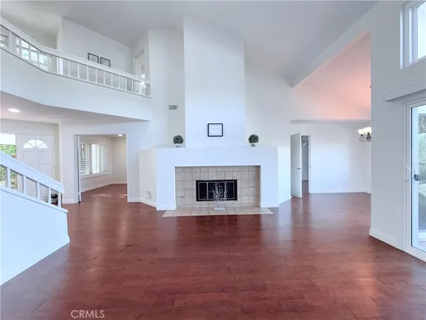 a view of a room with an empty space