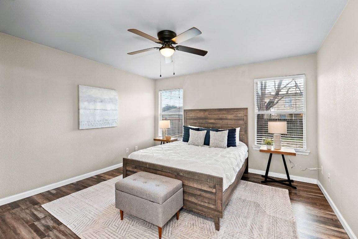 2201 Whistling Way Taylor, TX 76574 - Photo 27 of 40 a bedroom with a bed and window