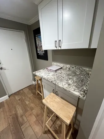 a view of a kitchen area