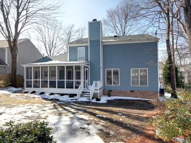 8404 Grey Abbey Place Raleigh, NC 27615 - Photo 12 of 12 Huge backyard with plenty of space for landscaping, entertaining, or whatever you choose! Enjoy the outdoors from your large screen porch!