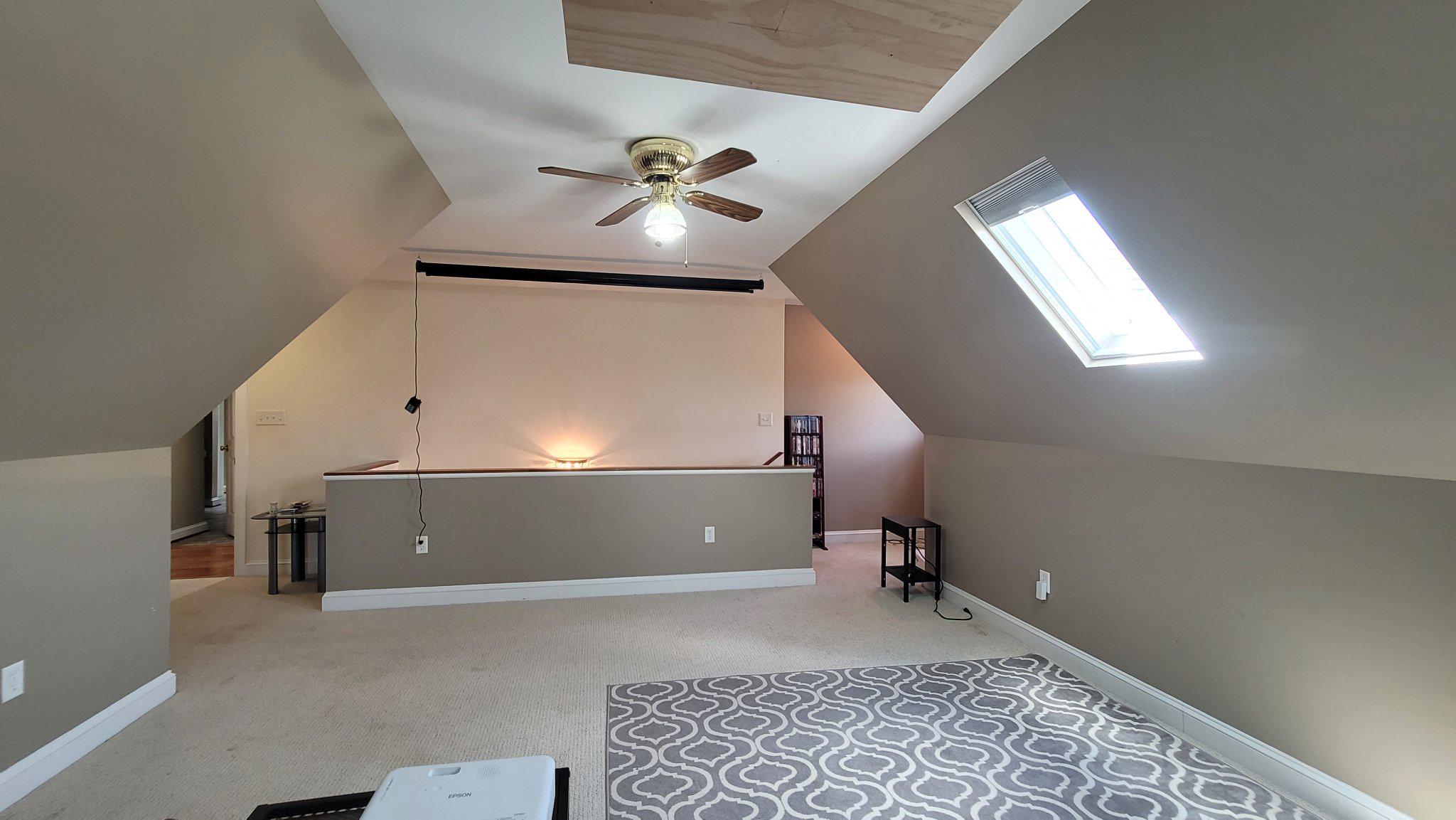 257 Church Point Lane Colonial Beach, VA 22443 - Photo 19 of 25 Spacious media room with skylight.