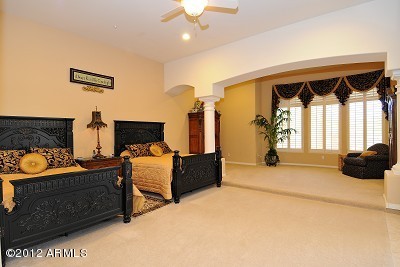 8515 East Montello Road Scottsdale, AZ 85266 - Photo 8 of 20 Master Bedroom and Sitting Area