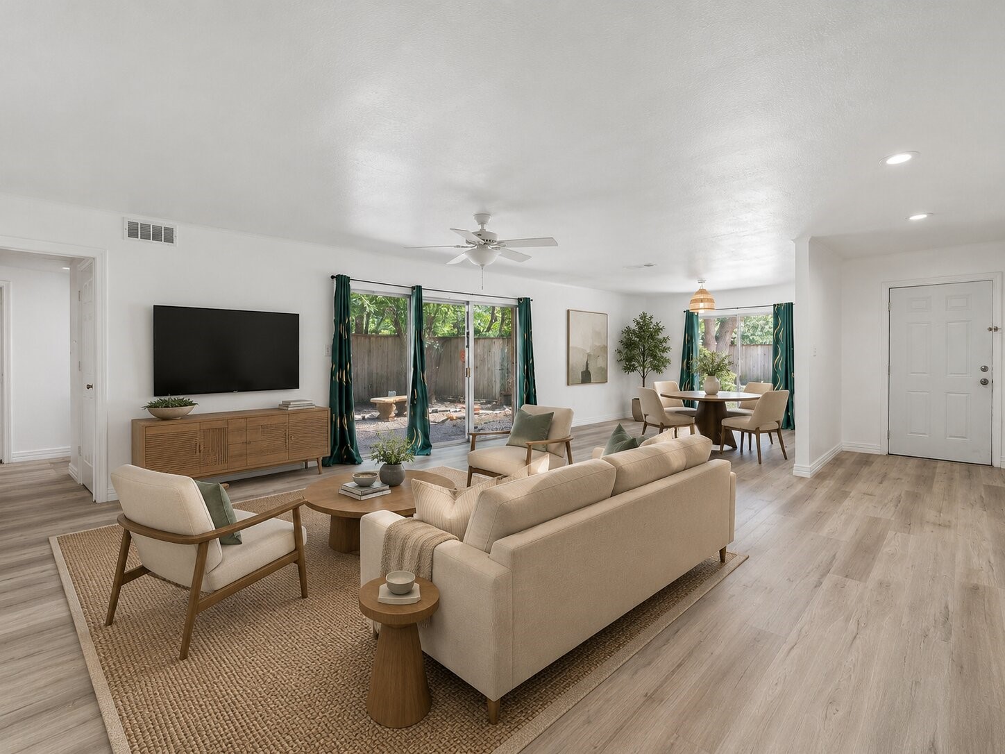 Virtually Staged Image - Living area