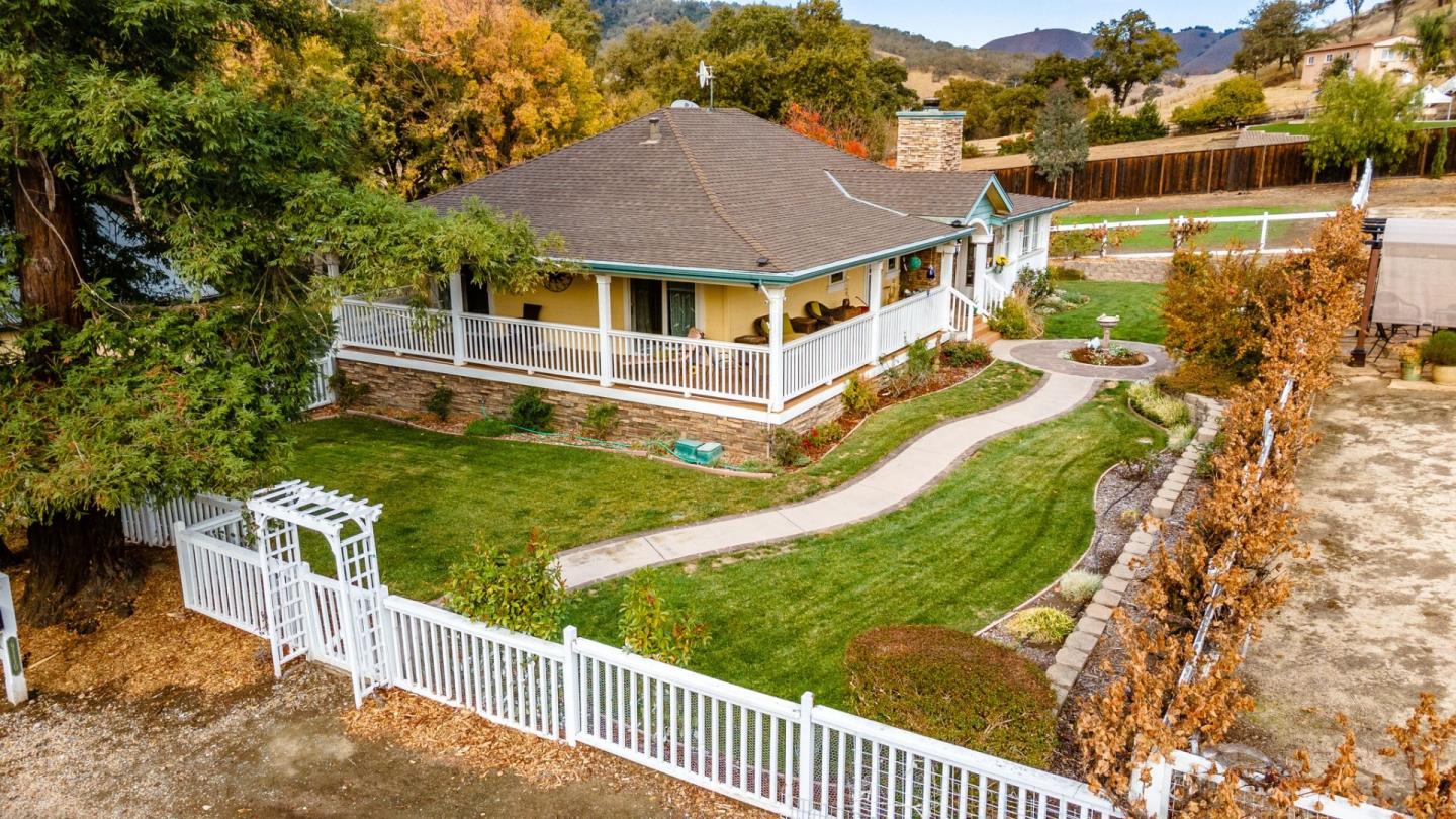 9110 Burchell Road Gilroy, CA 95020 - Photo 13 of 52 a aerial view of a house with a yard