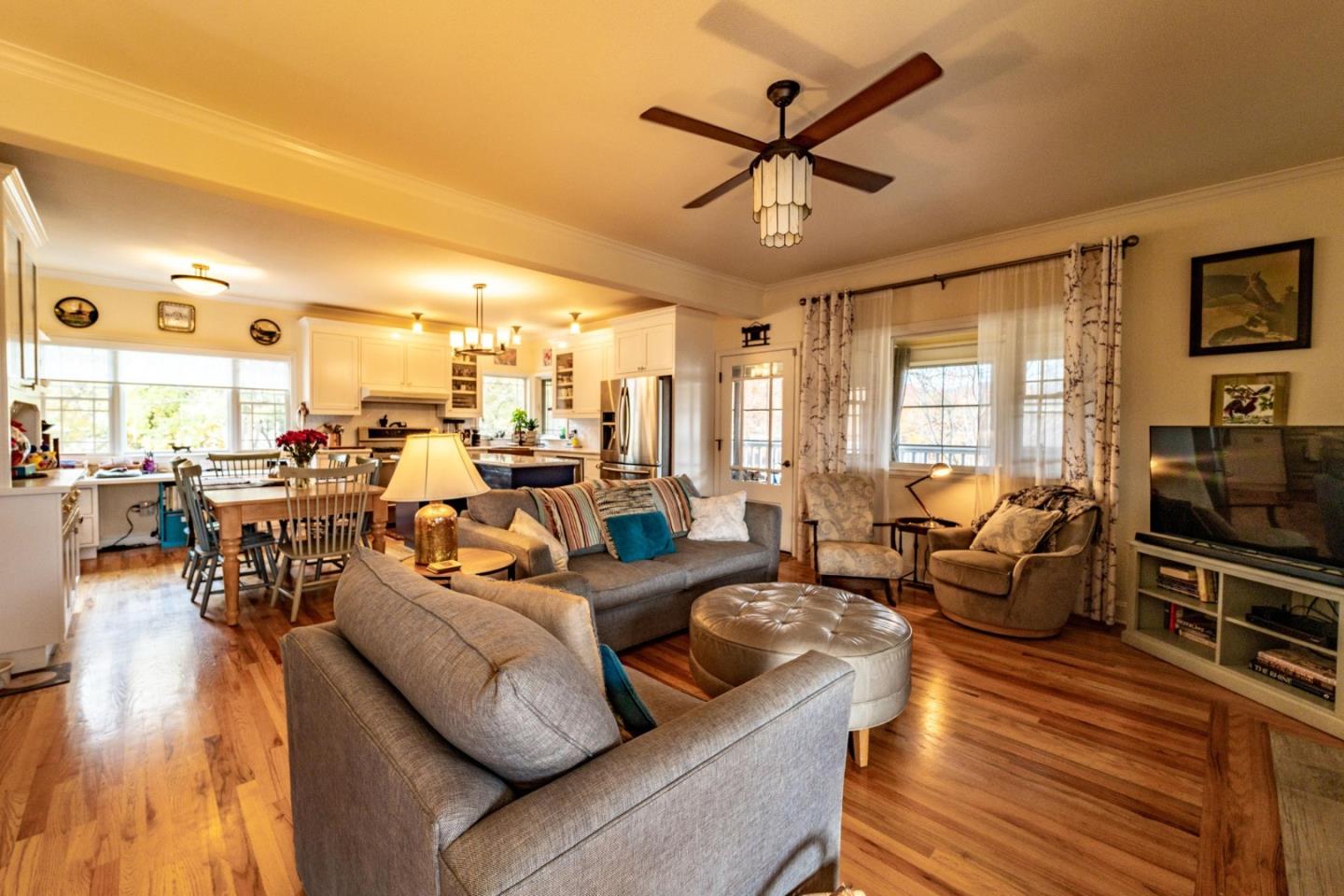 9110 Burchell Road Gilroy, CA 95020 - Photo 28 of 52 a living room with furniture and a flat screen tv