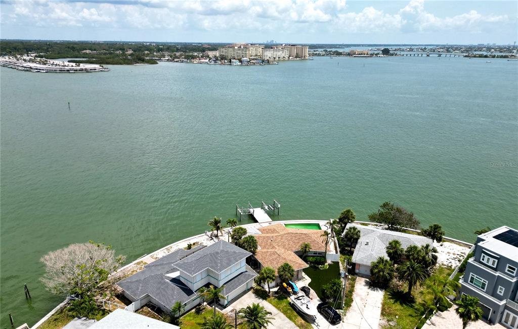 16003 5th Street East Redington Beach, FL 33708 - Photo 16 of 31 an aerial view of a house with a lake view