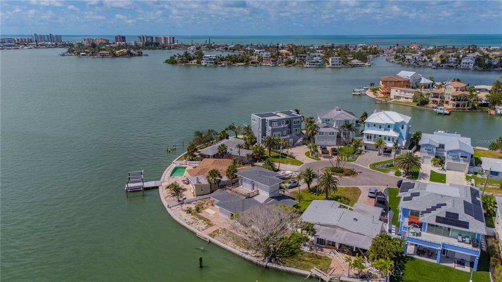16003 5th Street East Redington Beach, FL 33708 - Photo 29 of 31 an aerial view of a house with a lake view