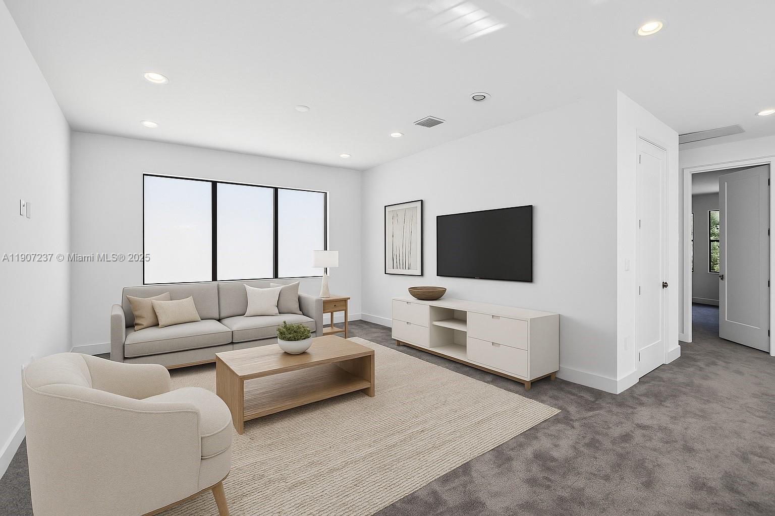 8215 Crystal Downs Avenue, Unit 8215 Boca Raton, FL 33434 - Photo 36 of 95 a living room with furniture and a flat screen tv