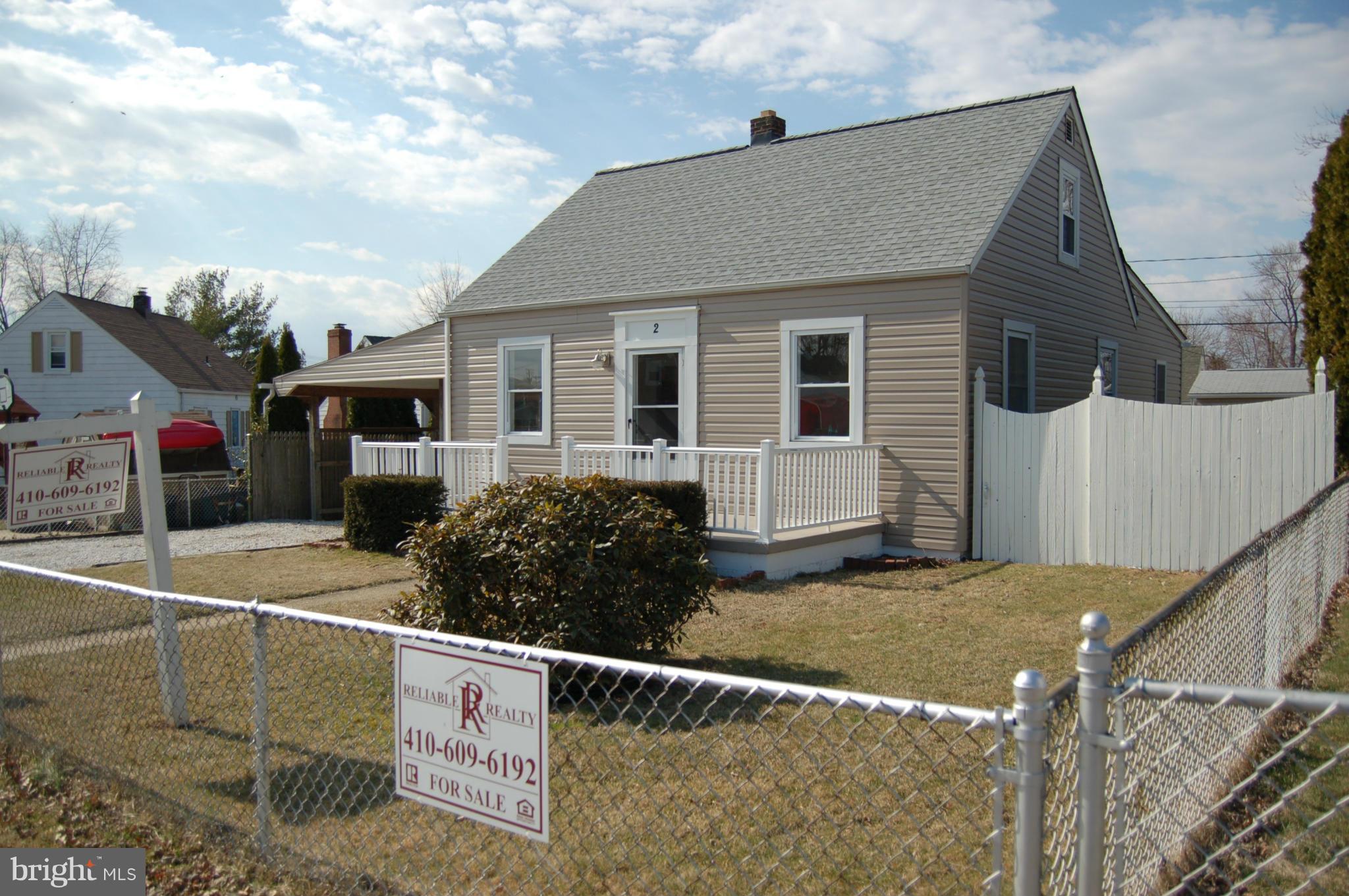 2 Plateau Road Baltimore, MD 21221 - Photo 1 of 28 a view of house with street