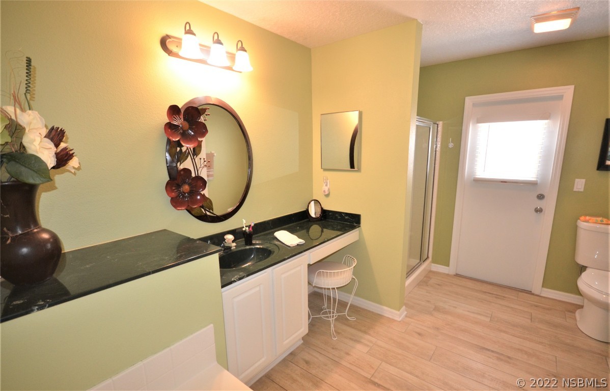 2924 Royal Palm Drive Edgewater, FL 32141 - Photo 33 of 43 a bathroom with a sink mirror vanity and toilet