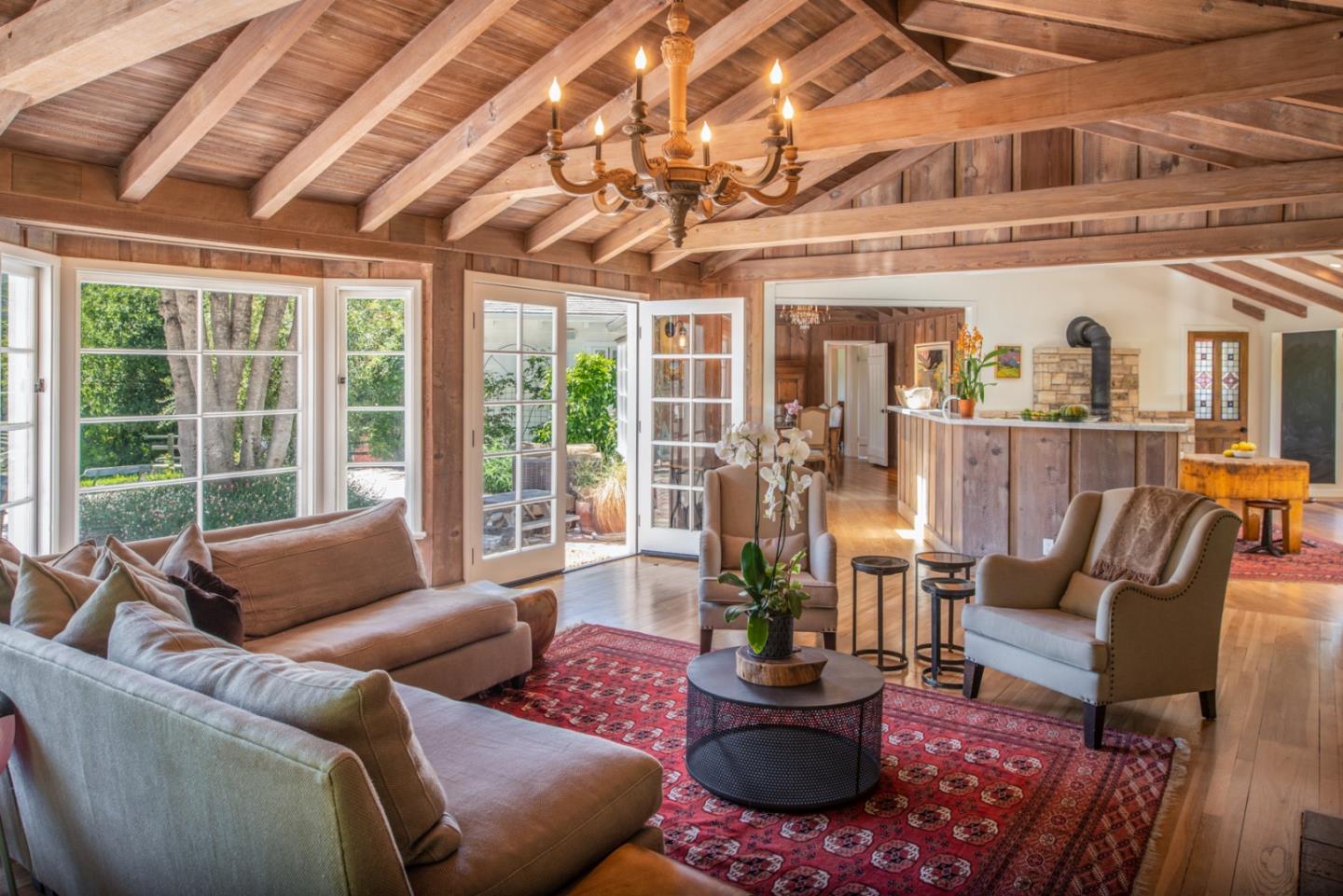 8990 West Carmel Valley Road Carmel Valley, CA 93923 - Photo 8 of 50 a living room with furniture and a large window