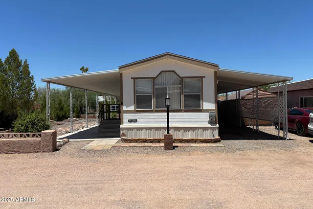 a view of a small house