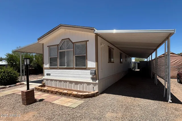 a view of a house with a patio
