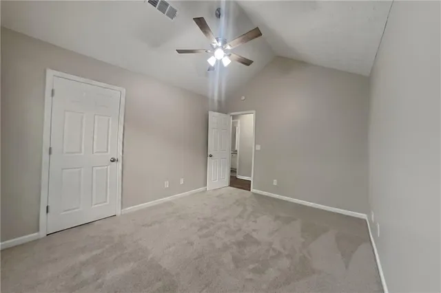 a view of an empty room