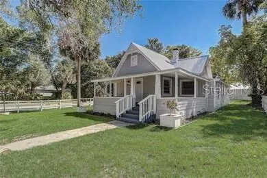a view of a house with wooden floor