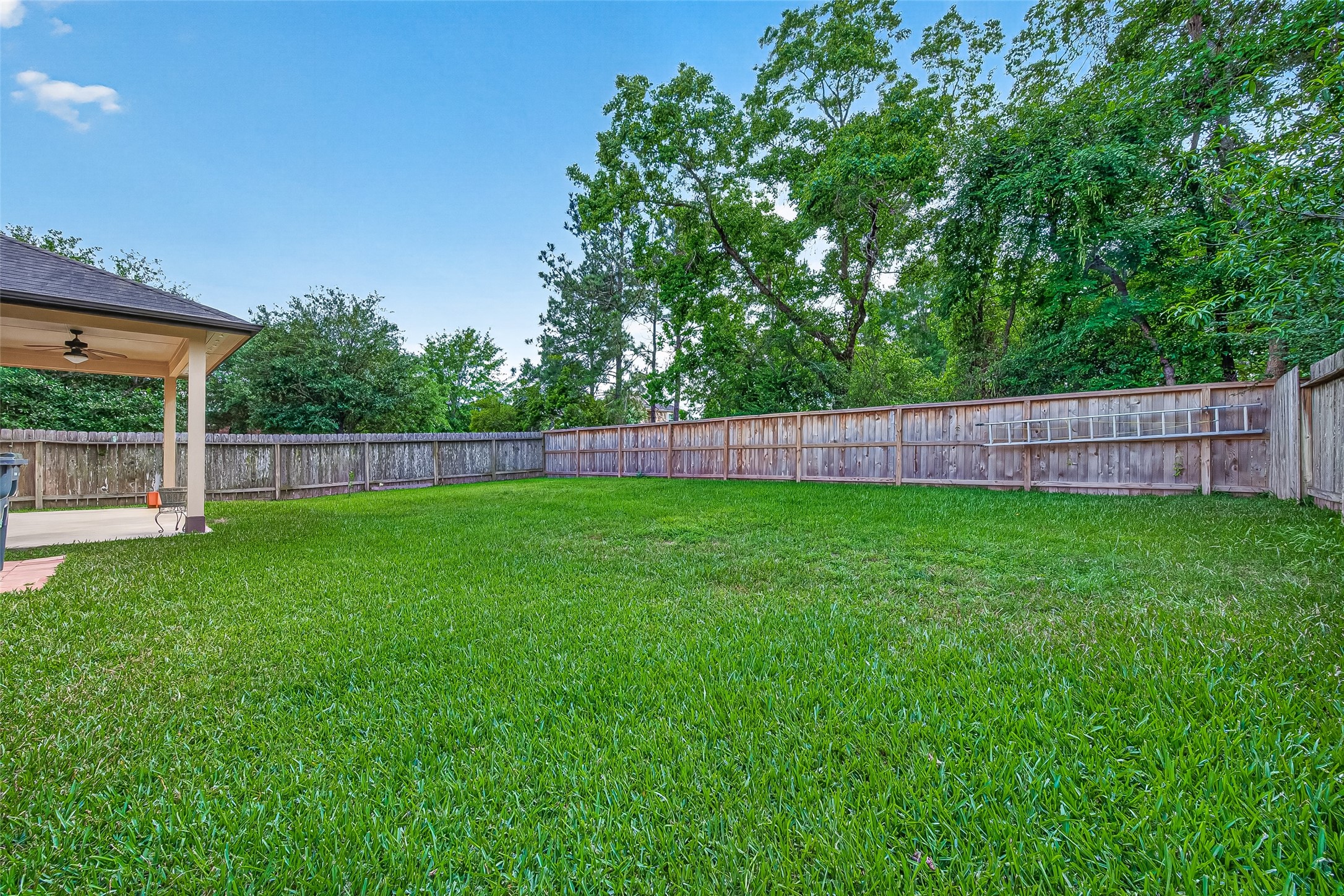 8 Landscape Court Conroe, TX 77301 - Photo 43 of 43 a view of yard with grass and trees