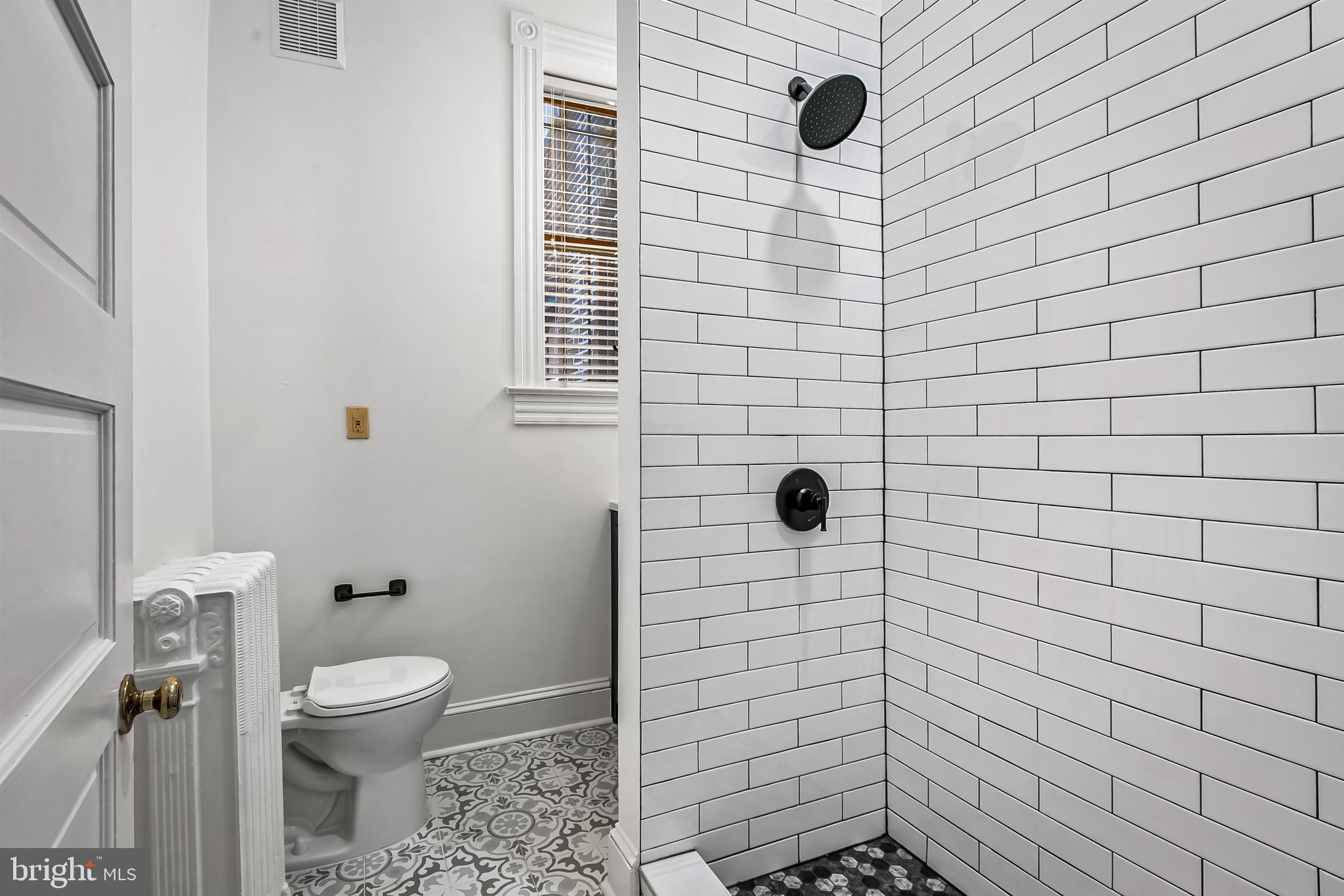 2243 Eutaw Place Baltimore, MD 21217 - Photo 38 of 54 a bathroom with a toilet and a shower