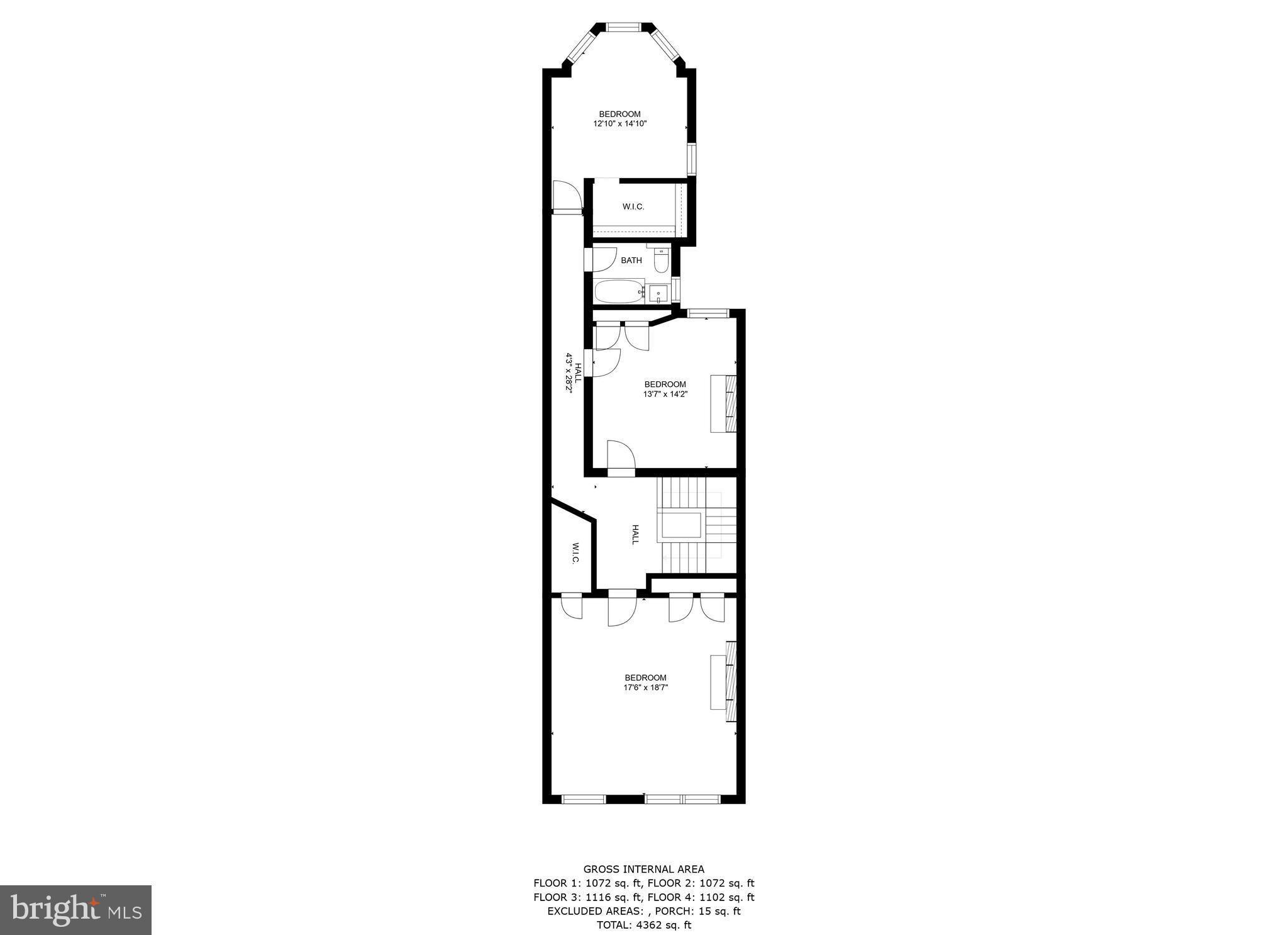 2243 Eutaw Place Baltimore, MD 21217 - Photo 53 of 54 a picture of a room with a white wall and floor