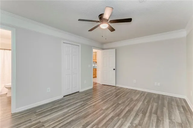 wooden floor in an empty room