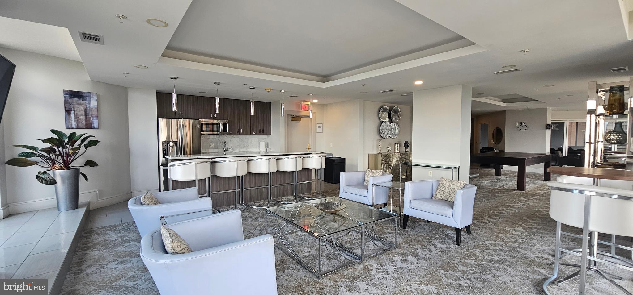 3600 South Glebe Road, Unit 330W Arlington, VA 22202 - Photo 29 of 34 a living room with furniture and a potted plant