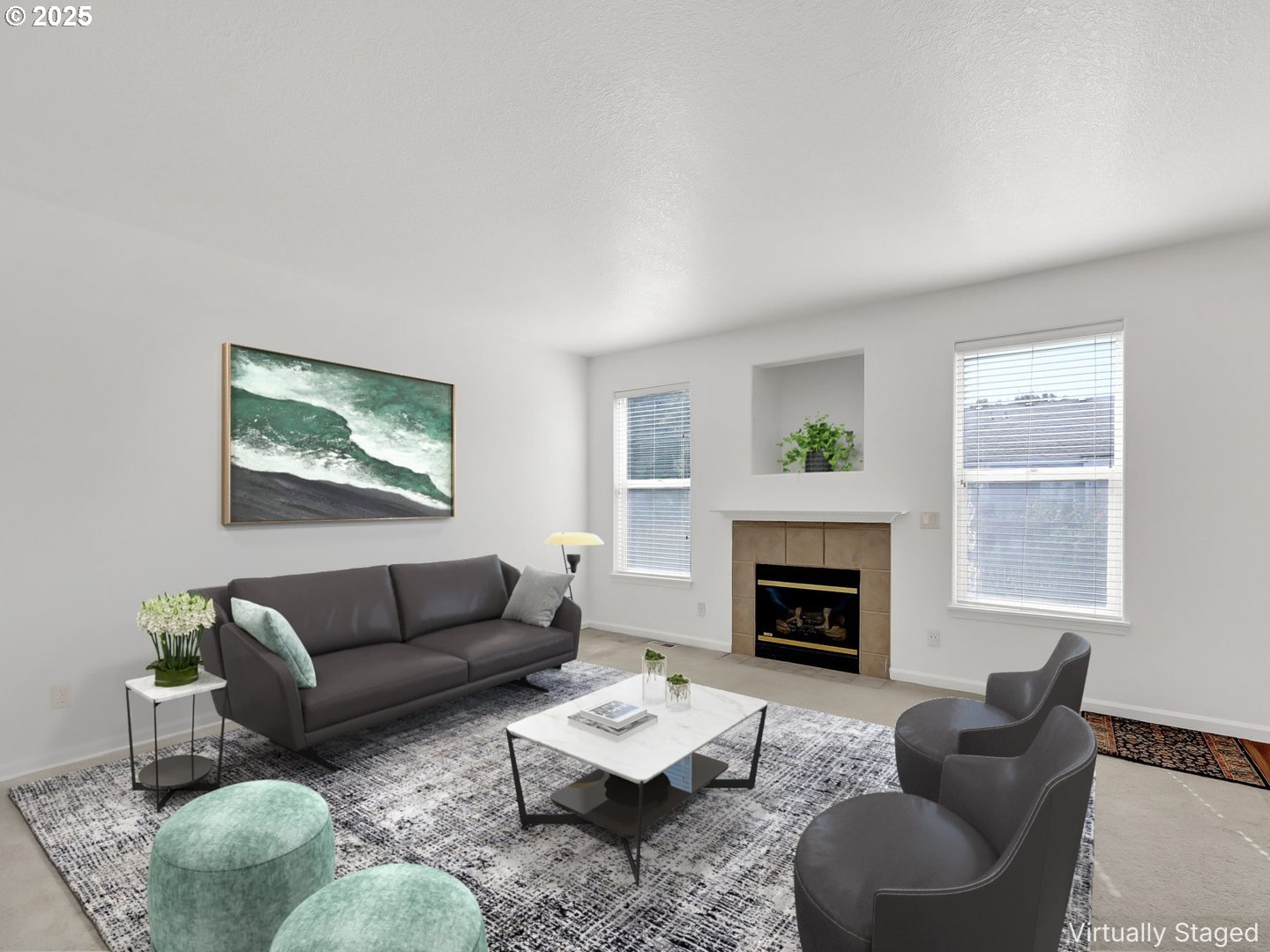 3906 Century Drive Eugene, OR 97402 - Photo 6 of 33 a living room with furniture fireplace and window