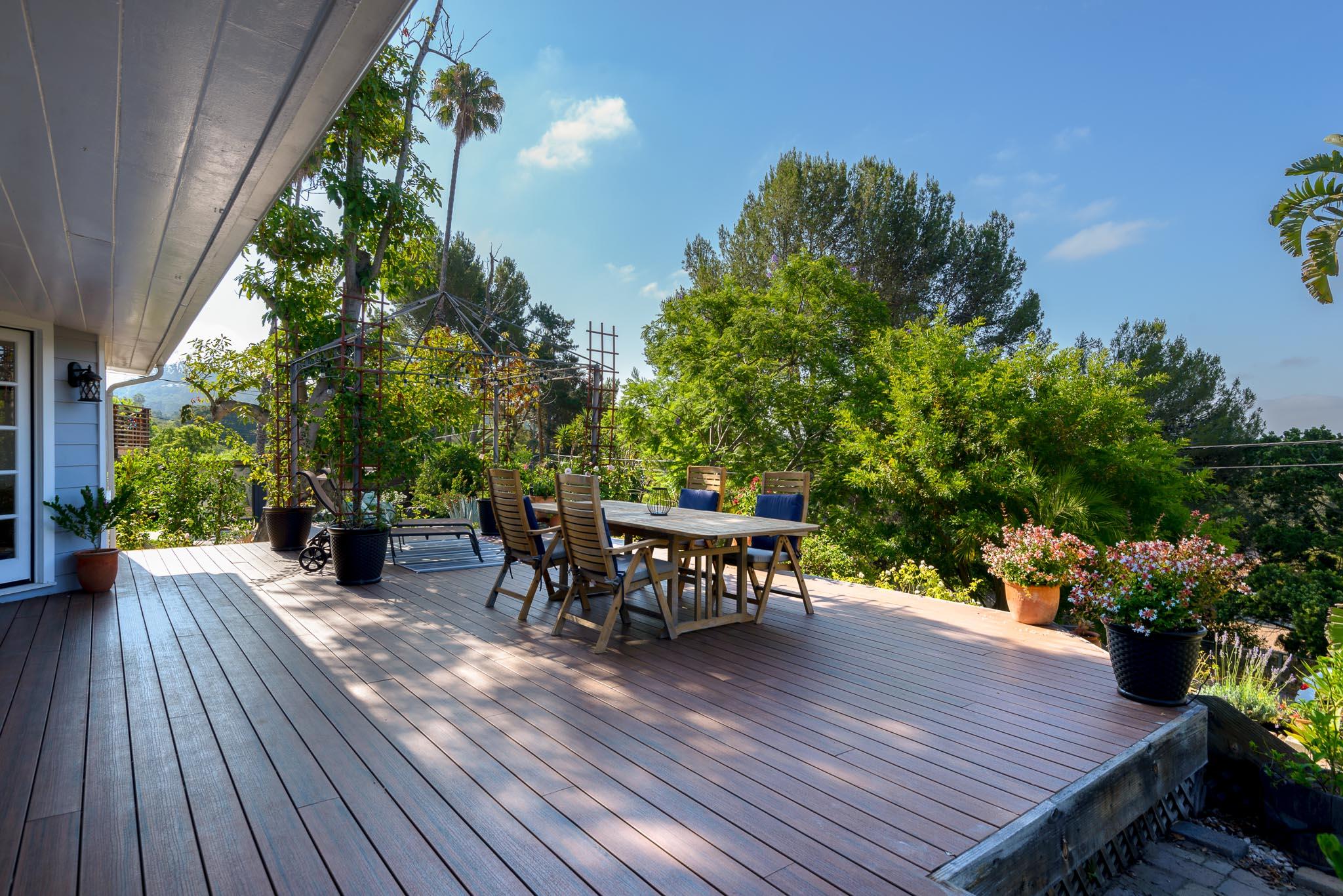 824 Cheltenham Road Santa Barbara, CA 93105 - Photo 7 of 14 Spacious Open Deck