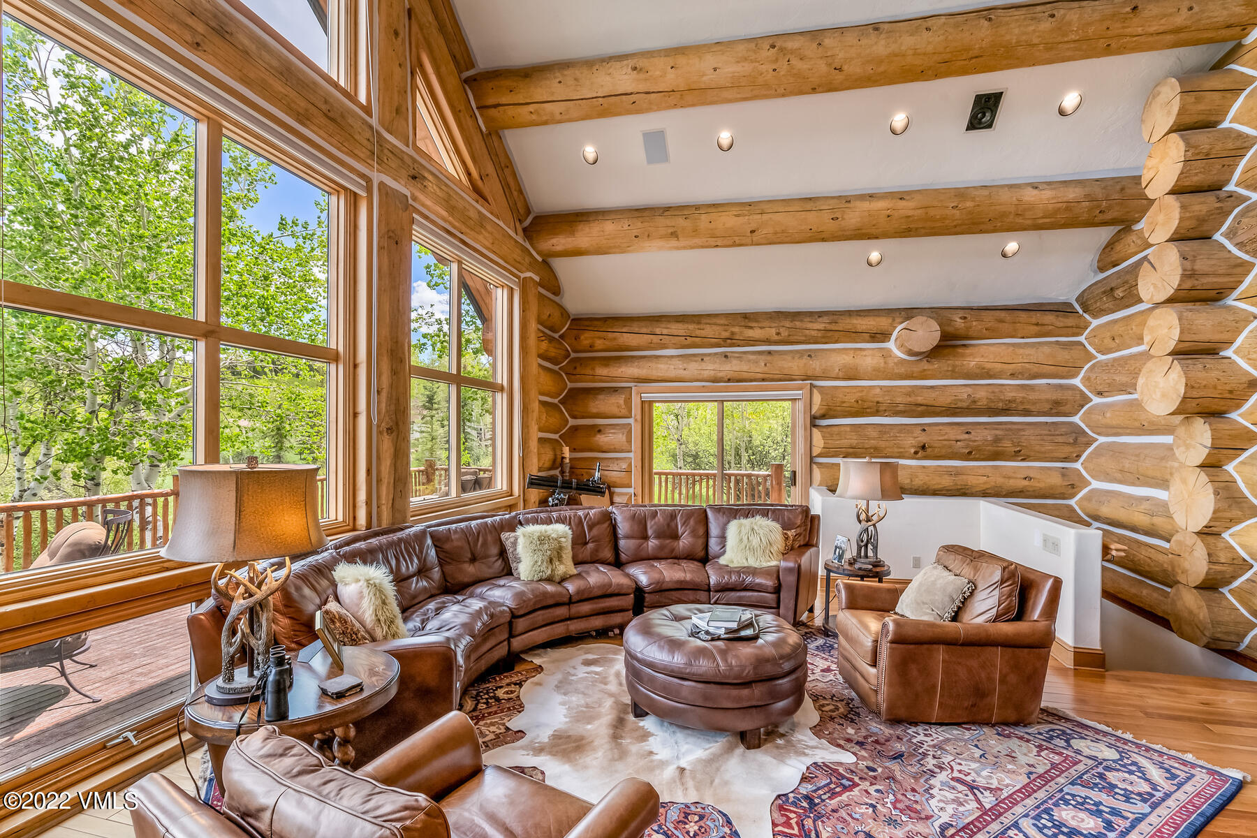 4000 Bellyache Ridge Road Wolcott, CO 81655 - Photo 11 of 56 a living room with furniture and a large window
