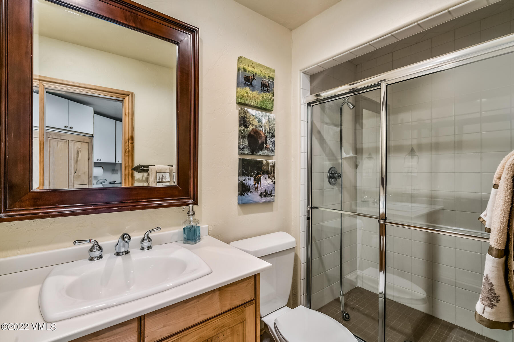 4000 Bellyache Ridge Road Wolcott, CO 81655 - Photo 21 of 56 a bathroom with a sink toilet and shower