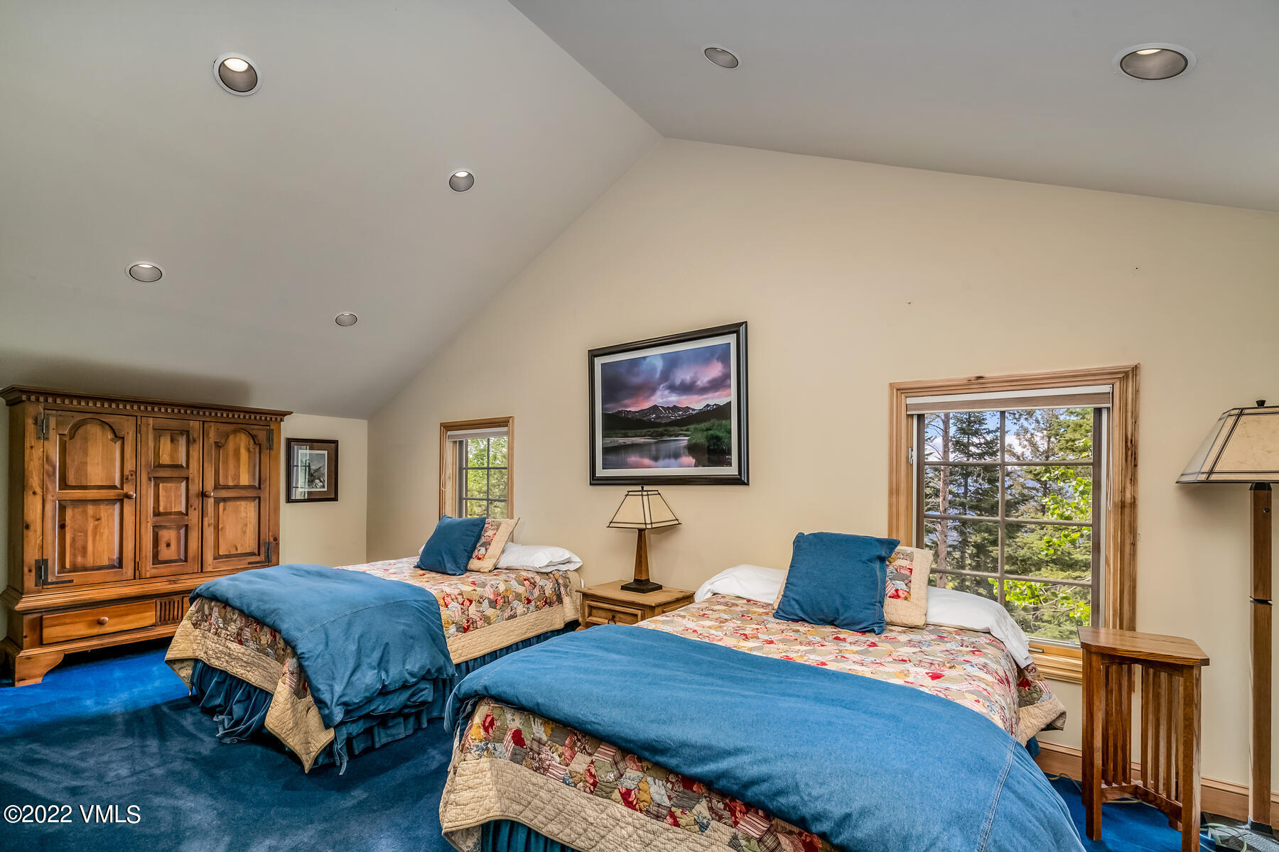 4000 Bellyache Ridge Road Wolcott, CO 81655 - Photo 31 of 56 a bedroom with two beds and a window