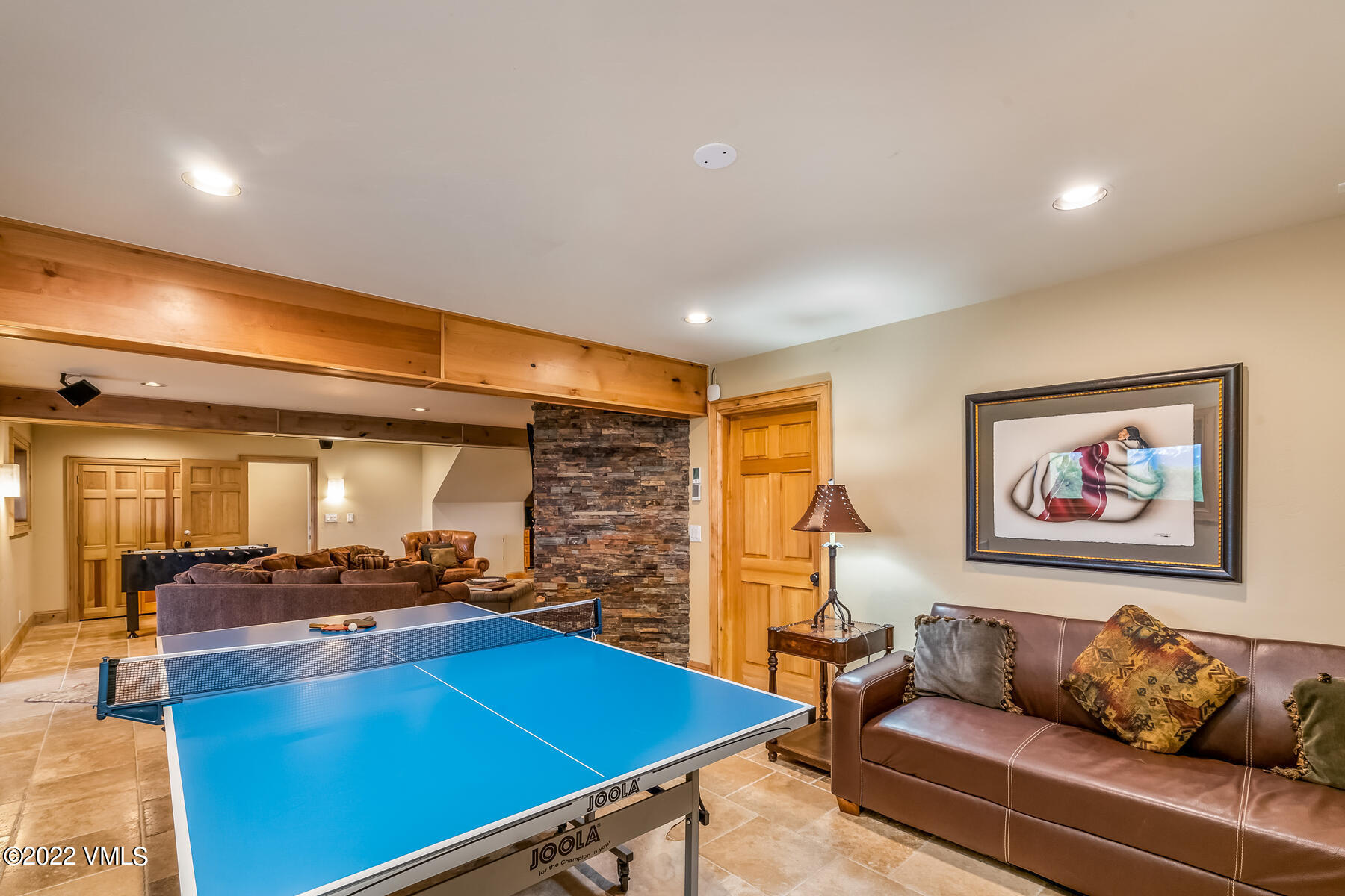 4000 Bellyache Ridge Road Wolcott, CO 81655 - Photo 37 of 56 a living room with furniture and a pool table