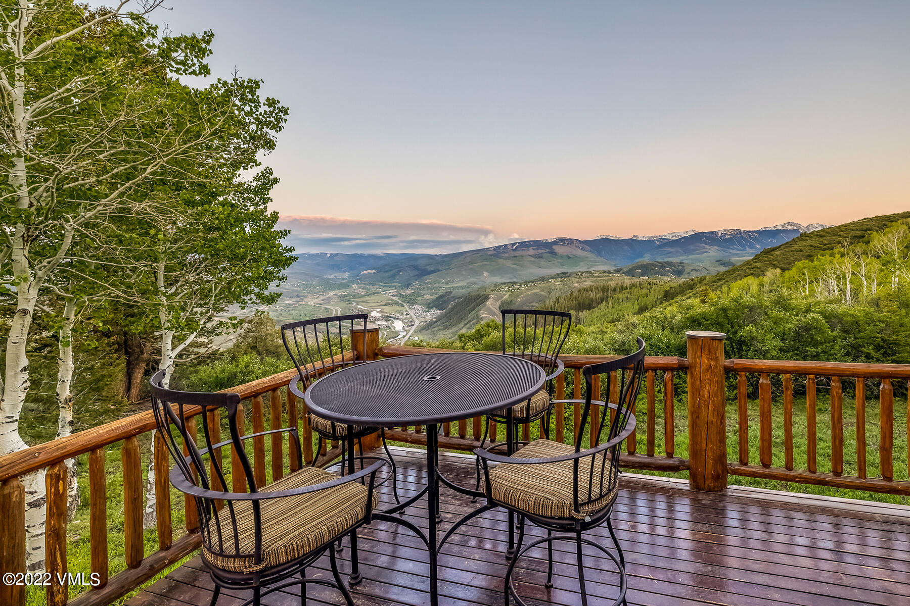 4000 Bellyache Ridge Road Wolcott, CO 81655 - Photo 42 of 56 a view of a chairs and table in the balcony