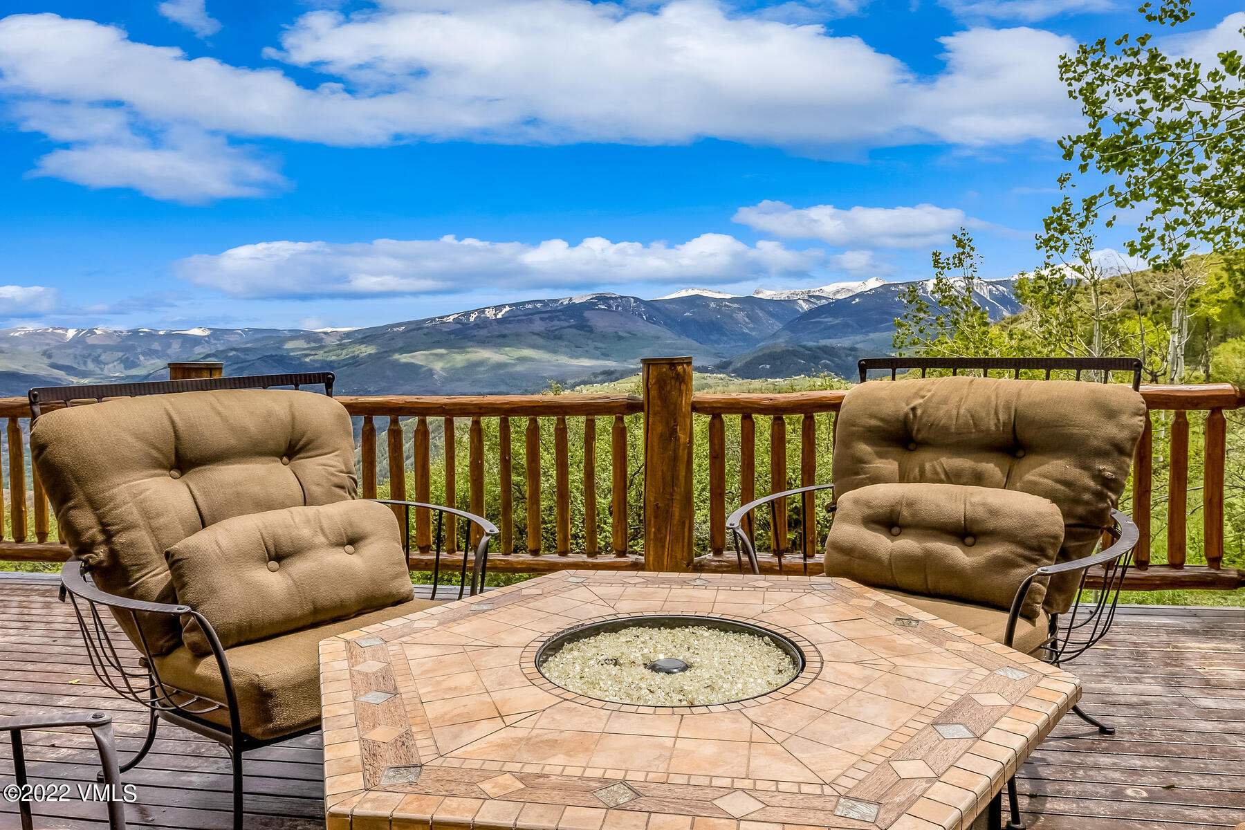 4000 Bellyache Ridge Road Wolcott, CO 81655 - Photo 47 of 56 a view of a terrace with furniture and a potted plant