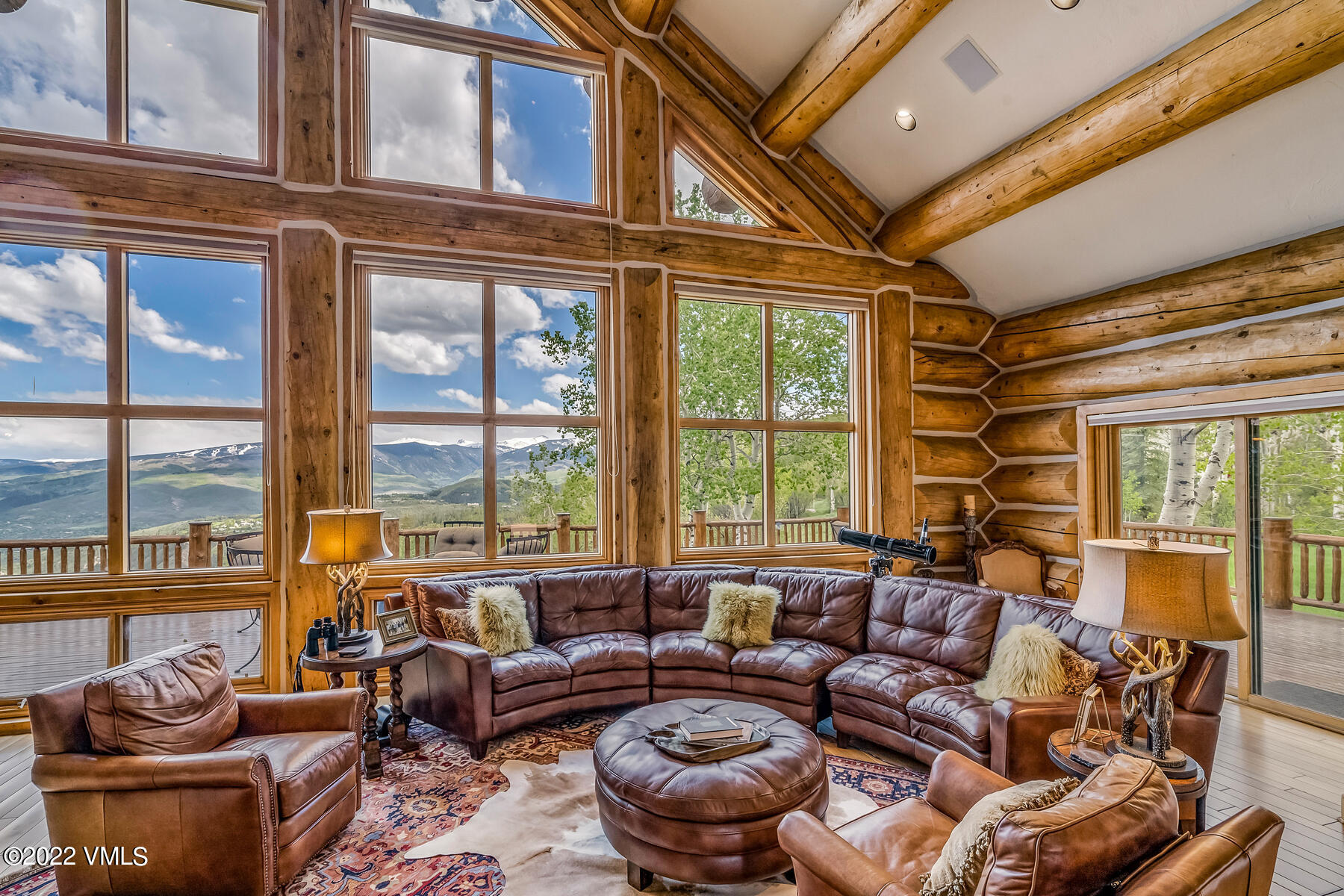 4000 Bellyache Ridge Road Wolcott, CO 81655 - Photo 10 of 56 a living room with furniture and a large window