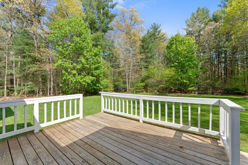 103 Maple Street Plympton, MA 02367 - Photo 37 of 41 a view of a wooden deck