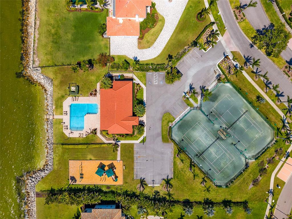 6315 Marbella Boulevard Apollo Beach, FL 33572 - Photo 77 of 83 an aerial view of residential houses with outdoor space