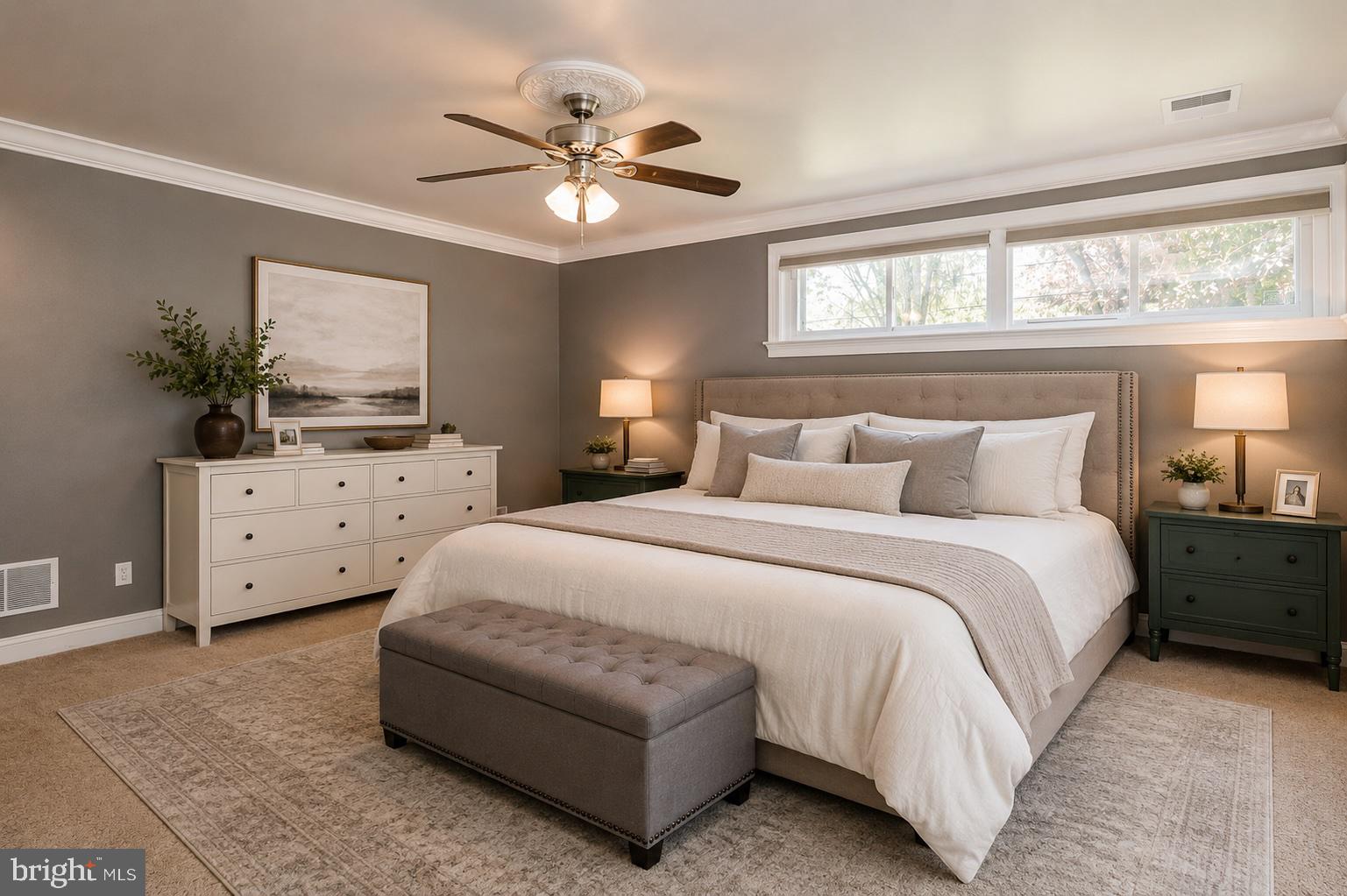 7906 Long Meadow Road Pikesville, MD 21208 - Photo 2 of 30 Serene bedroom with natural light.