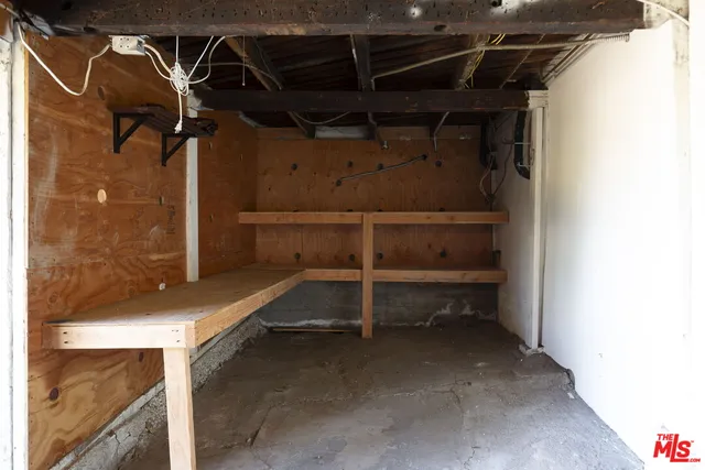 a view of storage and utility room