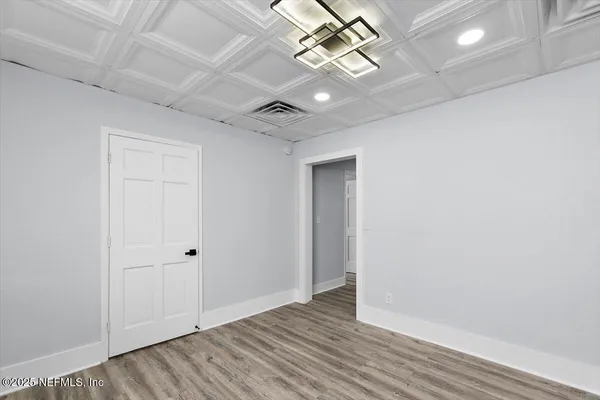 wooden floor in an empty room