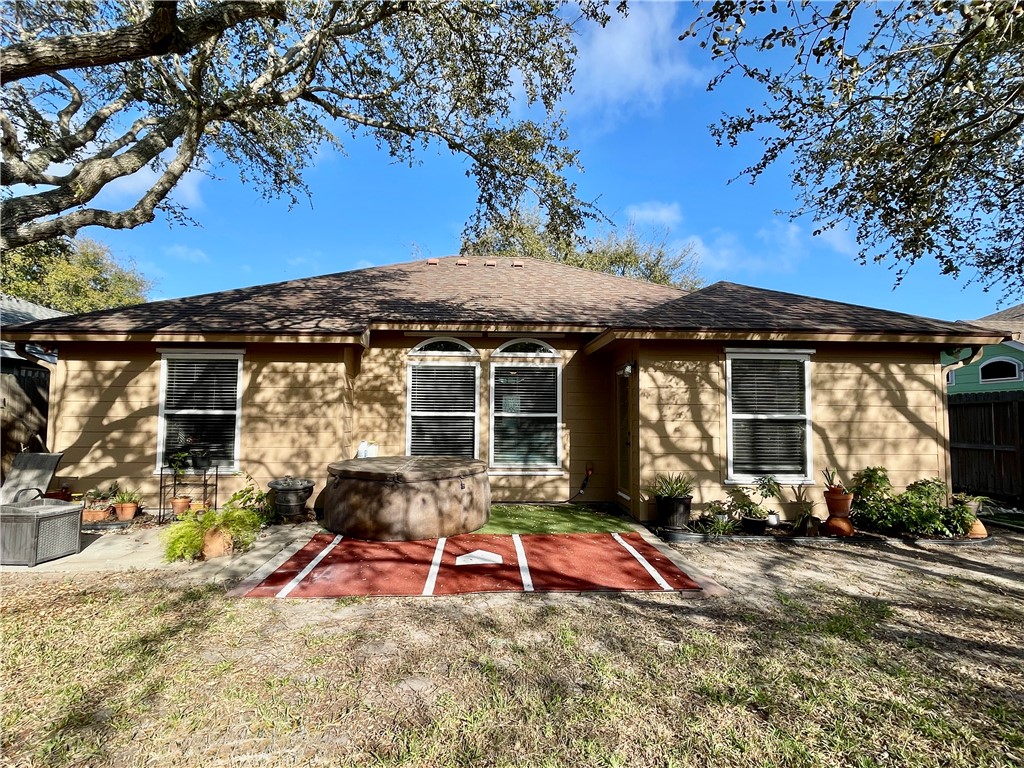 103 Sandollar Circle Fulton, TX 78382 - Photo 21 of 25 a view of a lounge chair on the side of the house