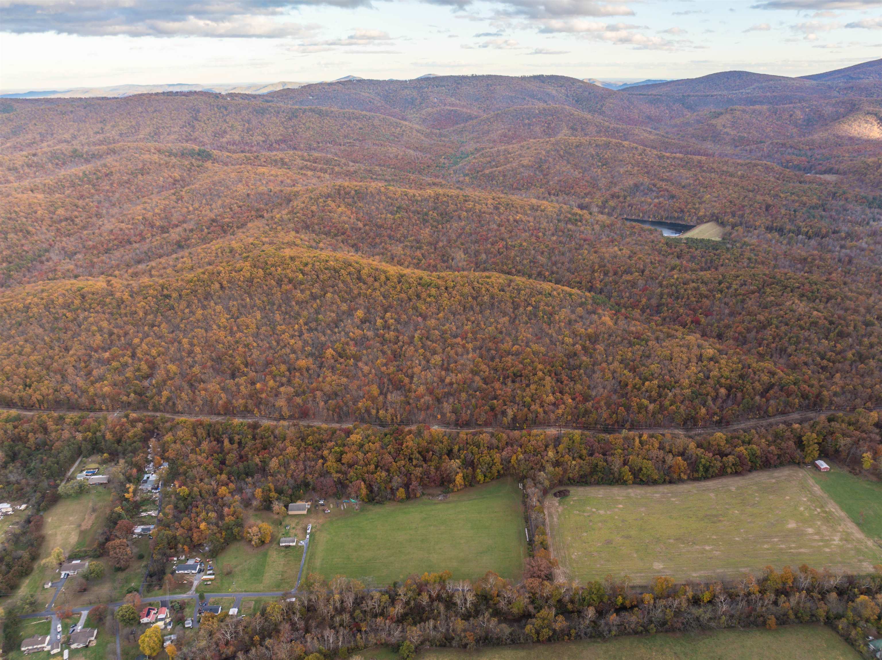 Tbd Inch Run Lane Lyndhurst, VA 22952 - Photo 52 of 57 a view of a lake in middle of forest