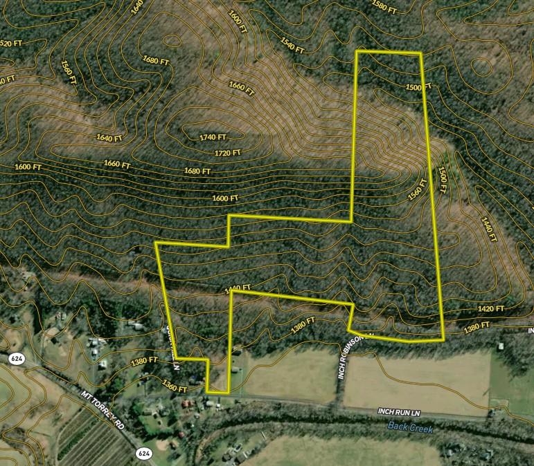 Tbd Inch Run Lane Lyndhurst, VA 22952 - Photo 55 of 57 a backyard of a house with lots of green space