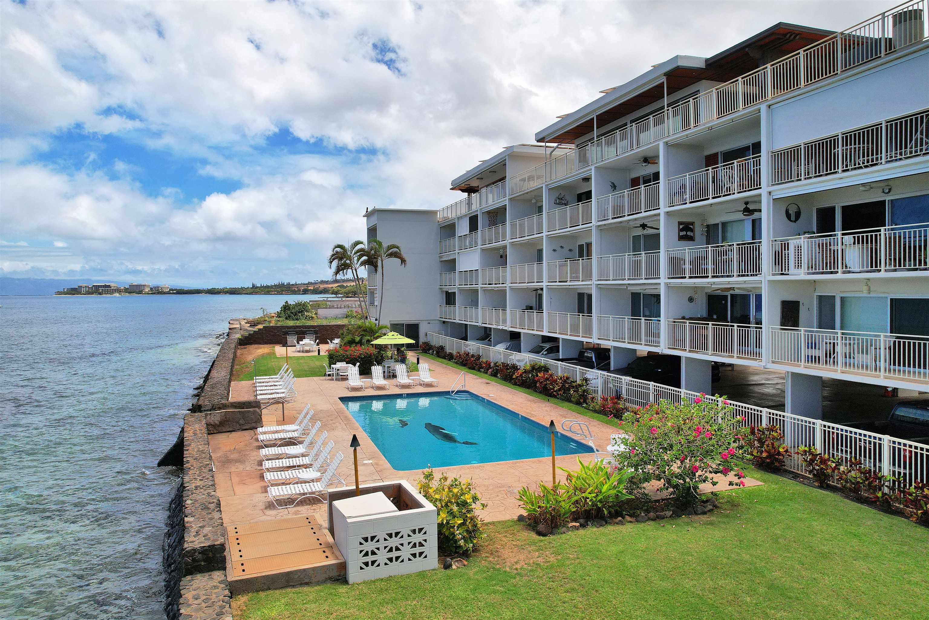 1403 Front Street, Unit 308 Lahaina, HI 96761 - Photo 27 of 35 a swimming pool with outdoor view