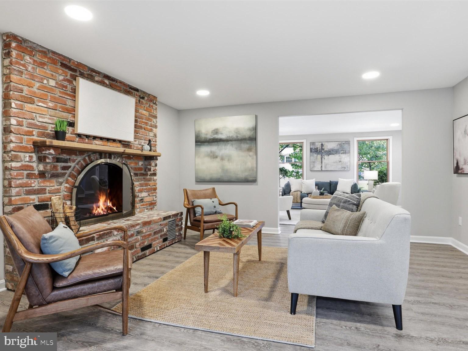 8061 Athena Street Springfield, VA 22153 - Photo 6 of 48 Cozy custom fireplace