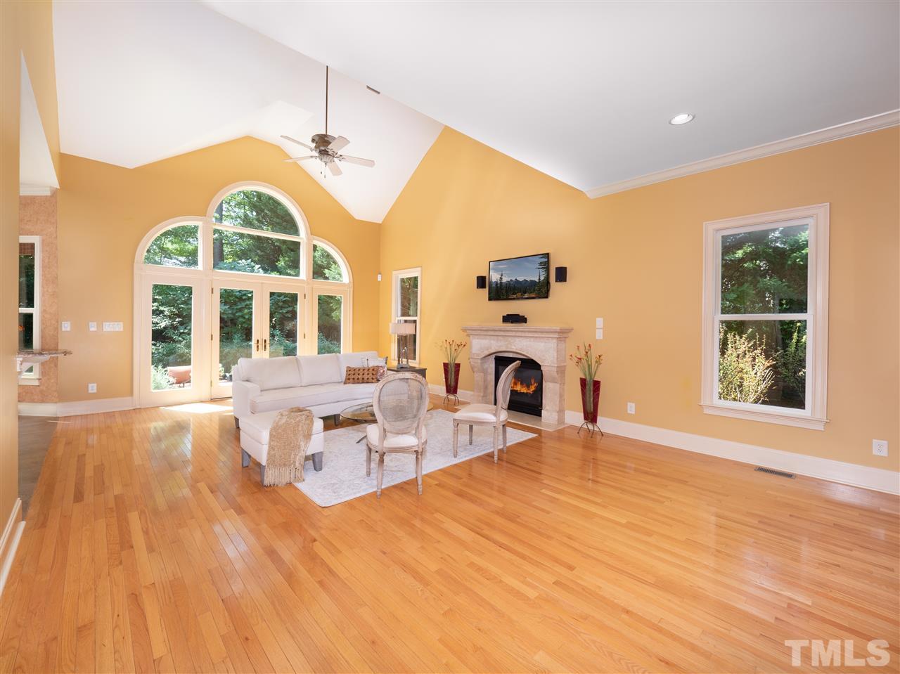 113 Bathgate Lane Cary, NC 27513 - Photo 11 of 30 Oversized family room opens to kitchen. Bring your sectional! Plenty of room for large pieces of furniture
