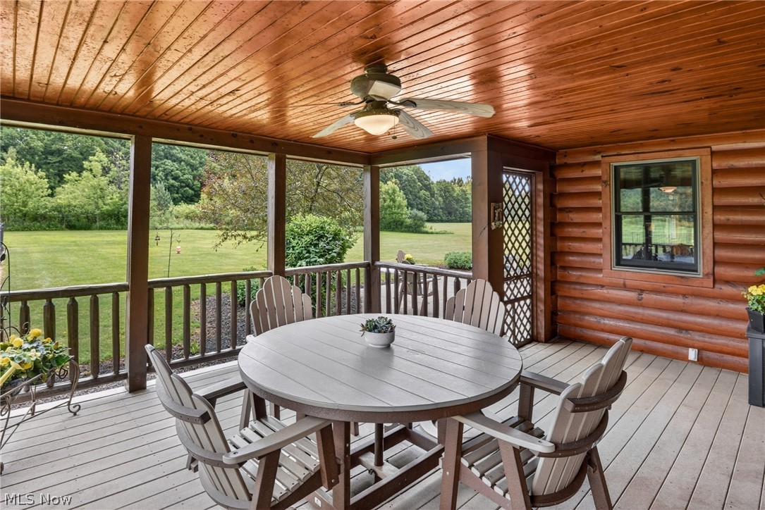 16727 Pitts Road Wellington, OH 44090 - Photo 38 of 50 Covered Rear Porch