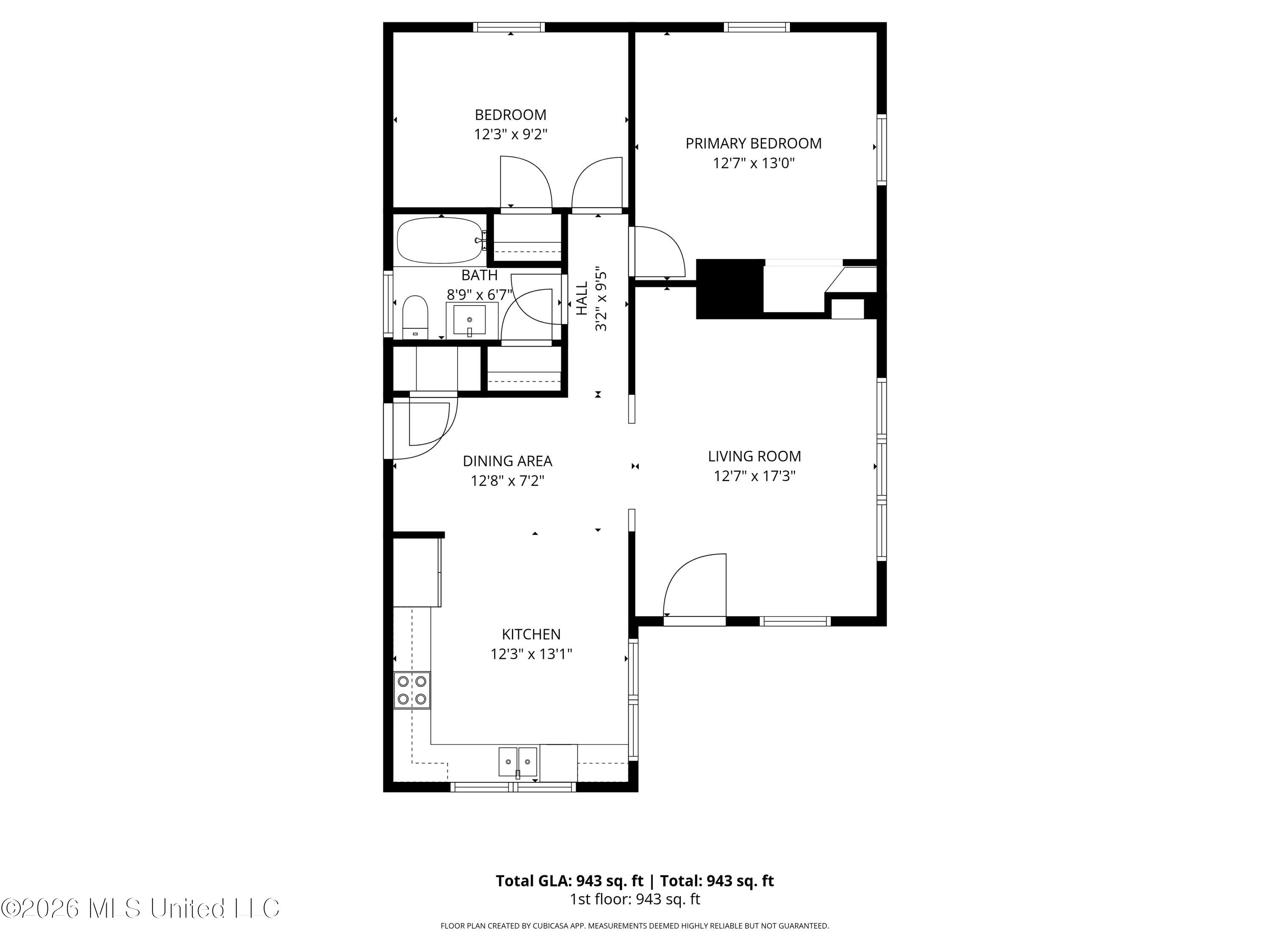 311 Old Pass Road West Long Beach, MS 39560 - Photo 24 of 24 2D Floor Plan for 311 West Old Pass Road