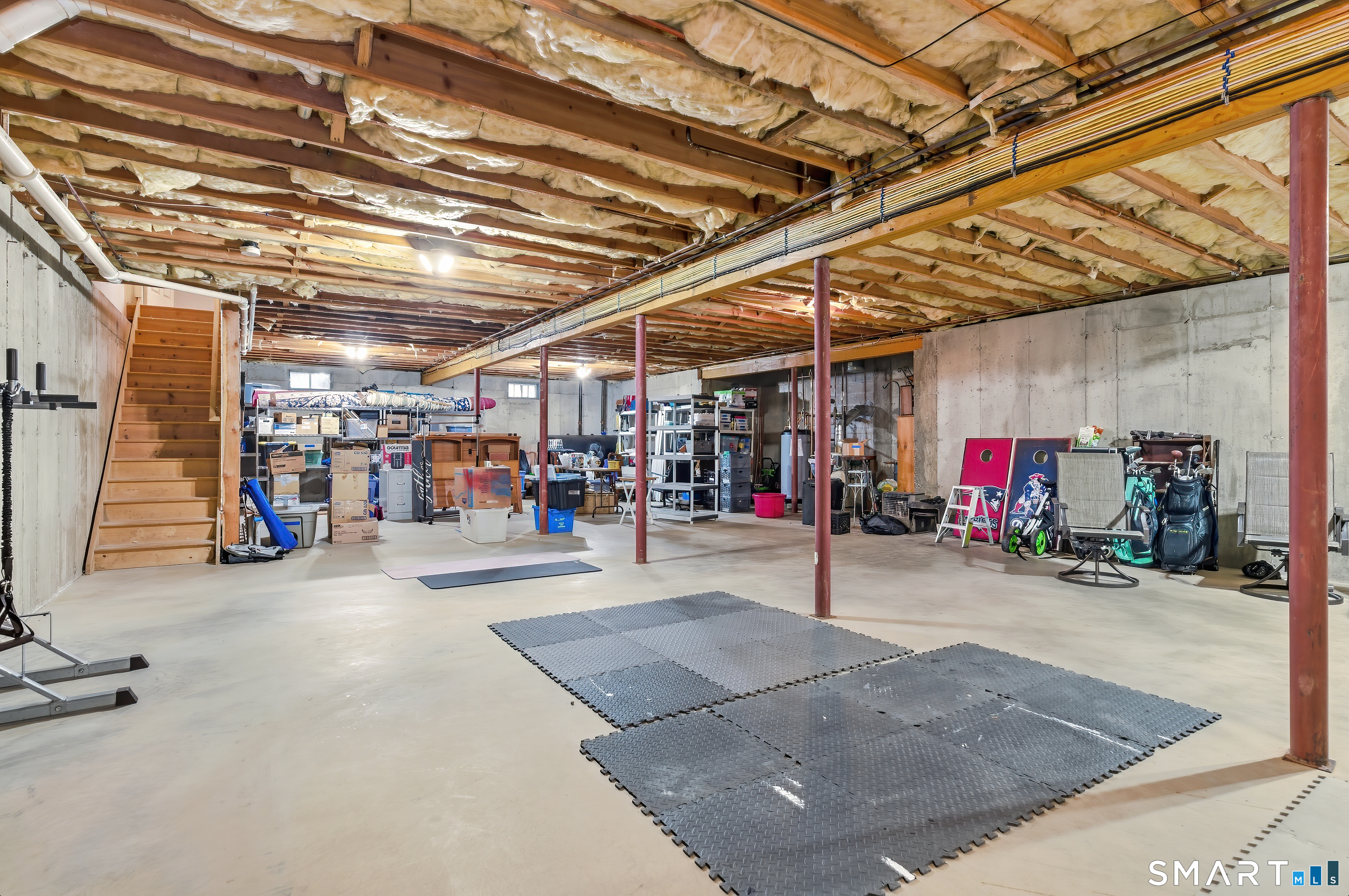 4 Chatfield Street Seymour, CT 06483 - Photo 37 of 39 a view of a garage with a white car