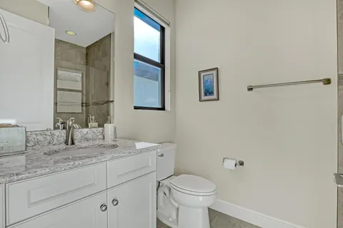 a view of an indoor swimming pool